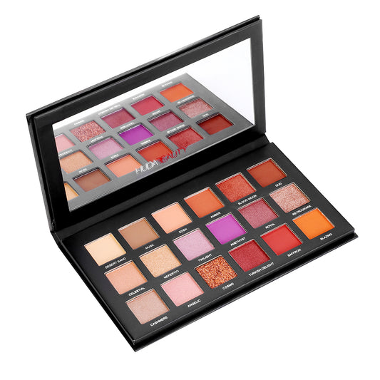 Huda Beauty Eyeshadow Palette Makeup Highly Pigmented Blending Powder Natural Velvet Texture Eye Shadow Kit