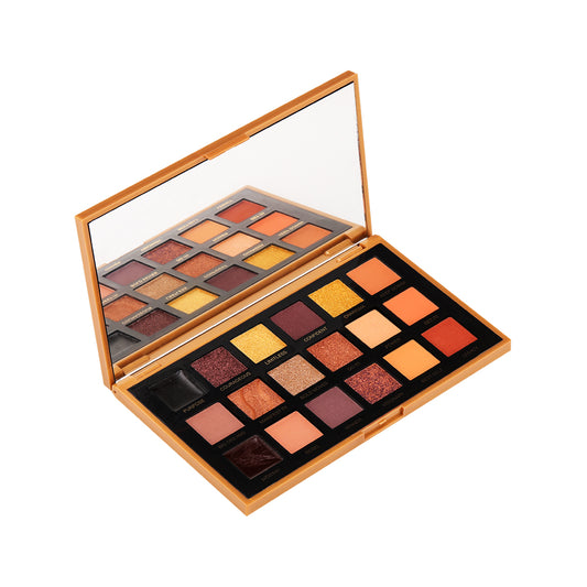 Huda Beauty Eyeshadow Palette Makeup Set, Matte Shimmer Glitter Pressed Pearl All Highly Pigmented Blending Powder