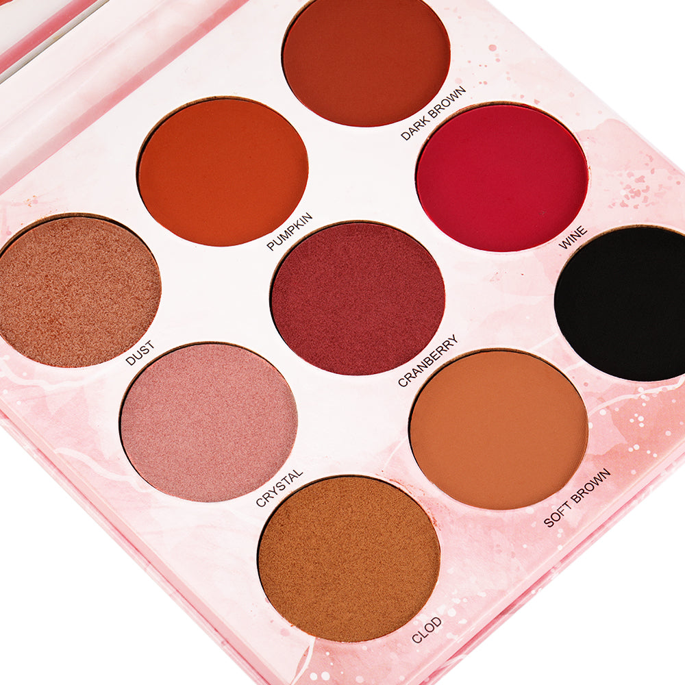Huda Beauty Eyeshadow Palette Long-lasting Wear, Travel Makeup with Mirror Cruelty Free