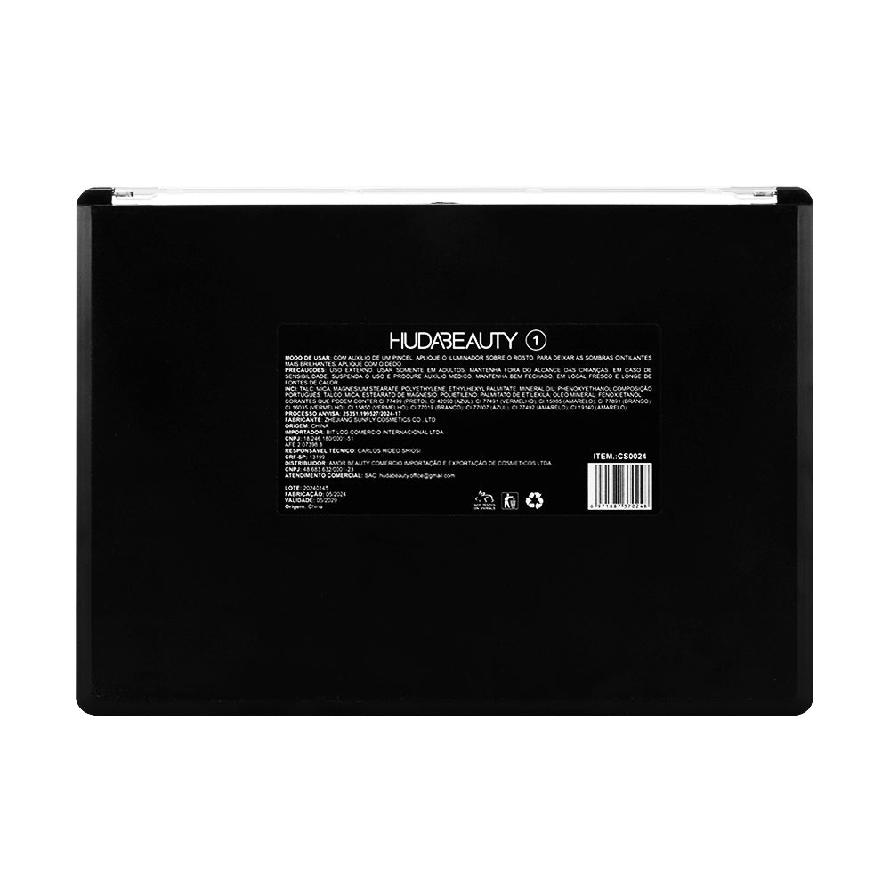 Huda Beauty Highly Pigmented Eye Makeup Palette Long Lasting Blendable Natural Colors Make Up Eye Shadows Cosmetics Gift Kit