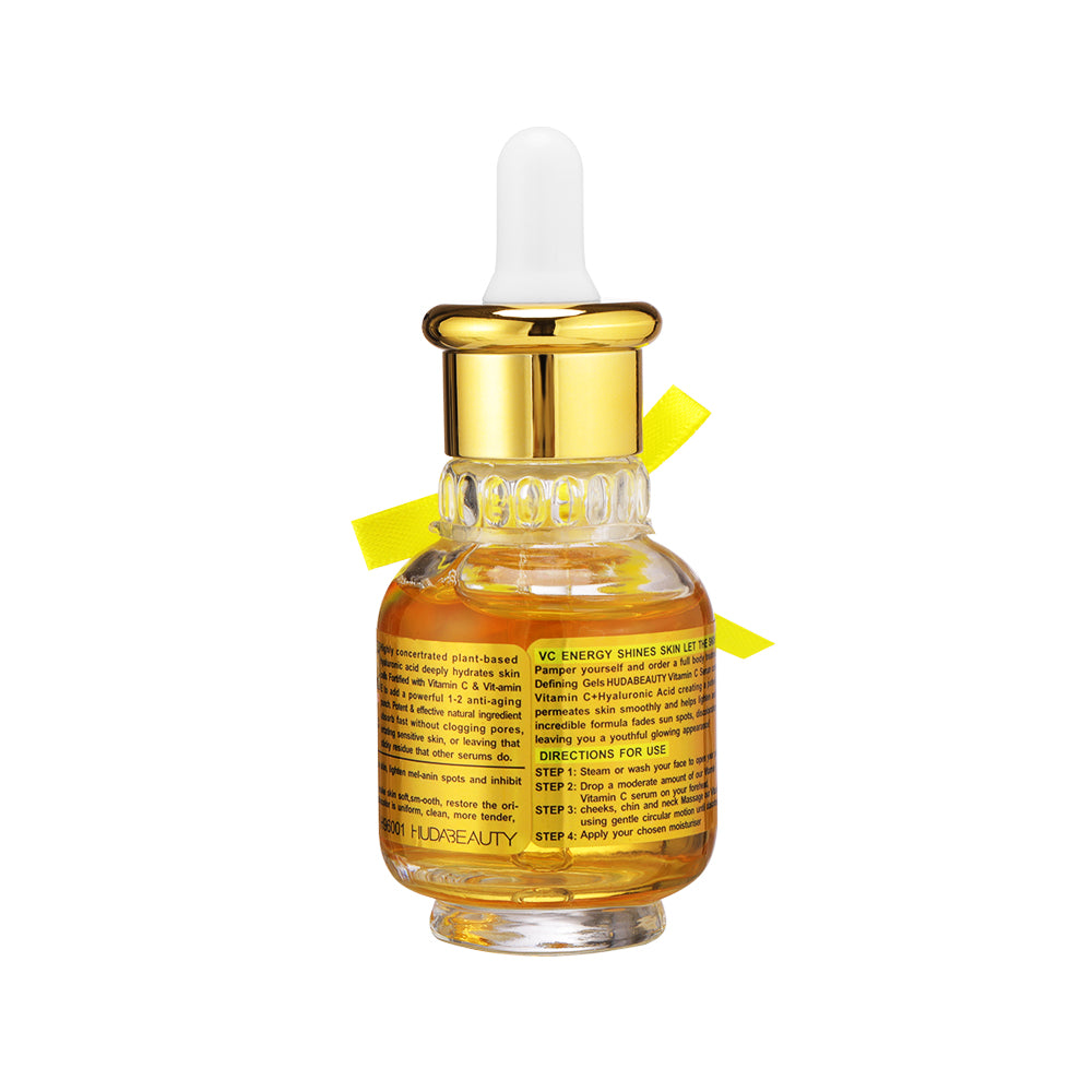 Huda Beauty Vatamin C+ Facial Serum for All Skin Types - Dermatologist Tested - Anti-Aging & Dark Spot Remover - Brightening, Clean Beauty, Cruelty-Free