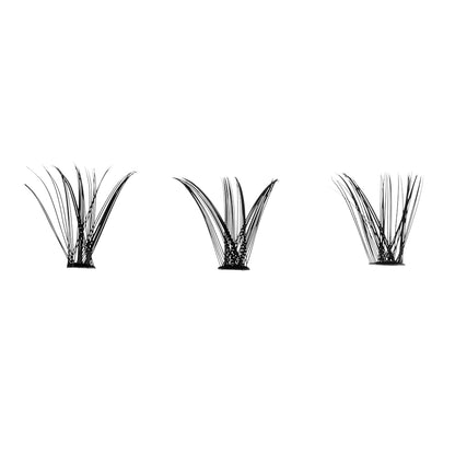 Huda Beauty Natural Lash Clusters Kit Wispy Lash Extension Kit Waterproof Lash Clusters