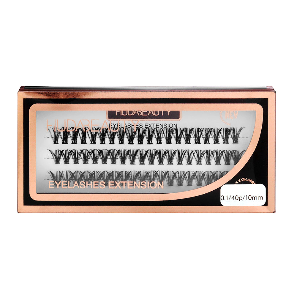 Huda Beauty Natural Lash Clusters Kit Wispy Lash Extension Kit Waterproof Lash Clusters