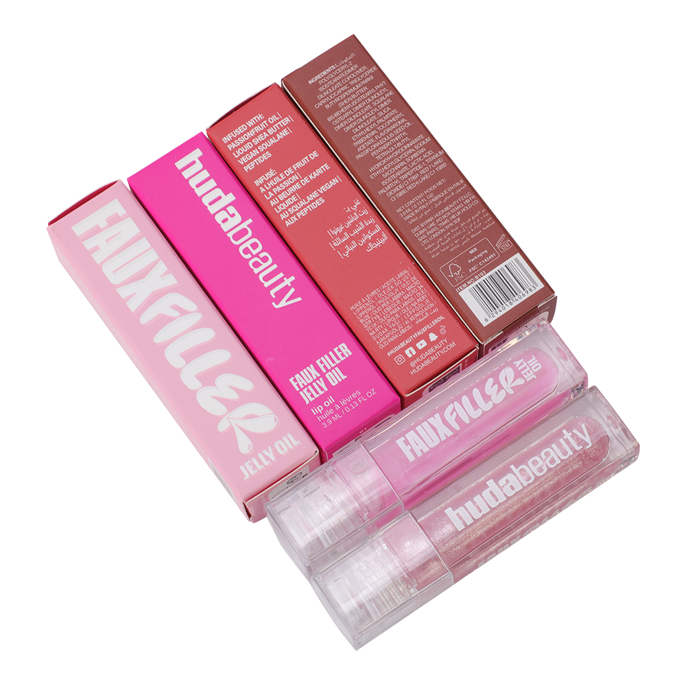 HUDA BEAUTY FAUX FILLER EXTRA SHINE LIP GLOSS