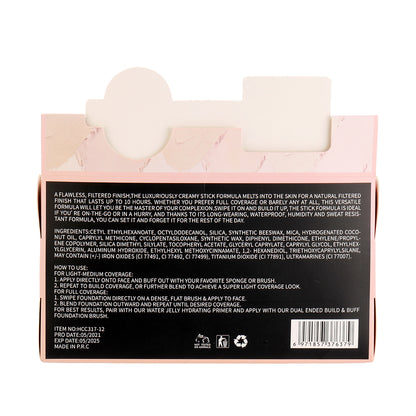 HUDA BEAUTY #FauxFilter Skin Finish Buildable Coverage Foundation Stick