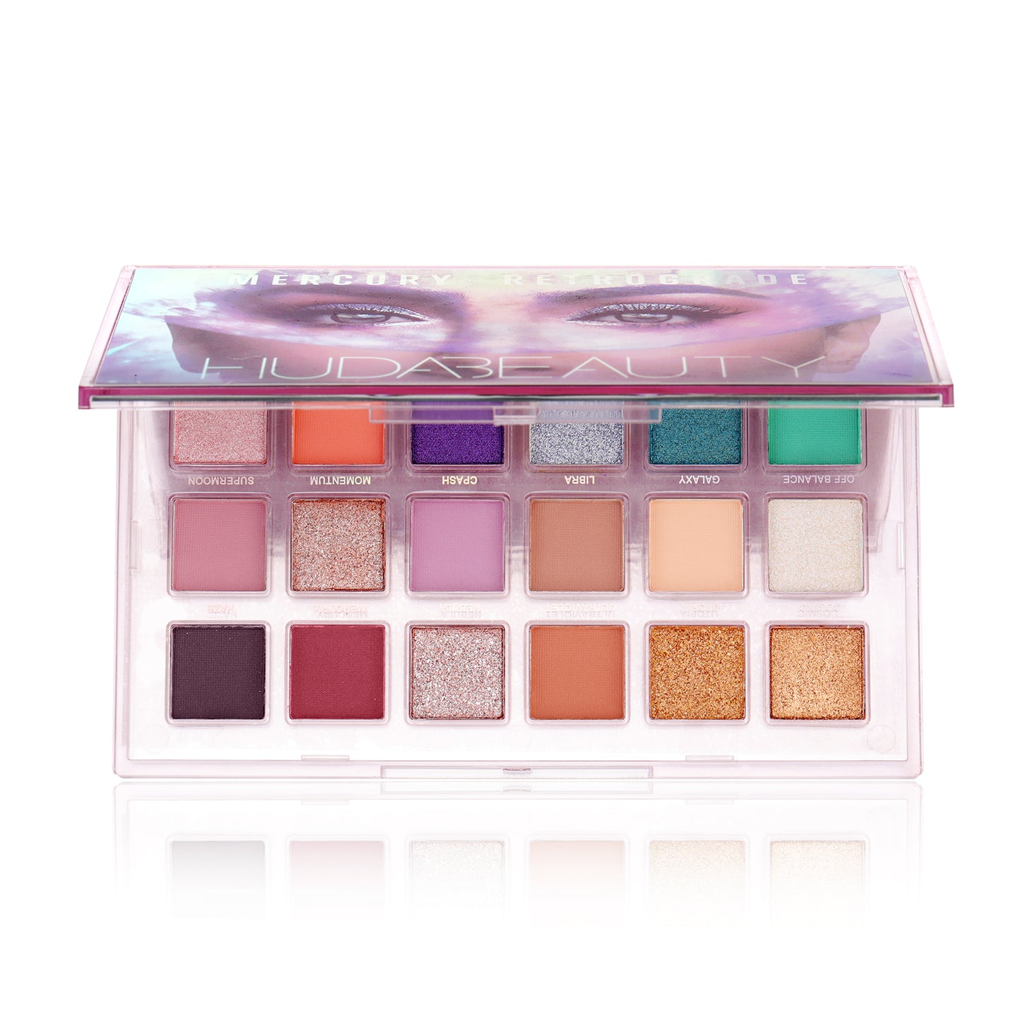 Huda Beauty Eyeshadow Palette 18 Colors Make Up Matte Shimmer Glitter Eye Shadow Pallet Highlighter Gifts for Friends