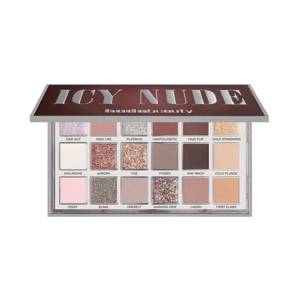 HUDA BEAUTY ICY NUDE EYESHADOW PALETTE