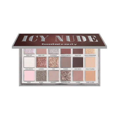 HUDA BEAUTY ICY NUDE EYESHADOW PALETTE