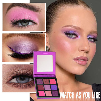 Huda Beauty Eyeshadow Palette, ColorStay Day to Night Up to 24 Hour Eye Makeup, 9 Pigmented Matte & Shimmer Shades