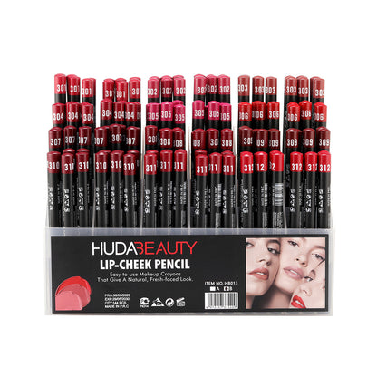 Huda Beauty Lip Pencil - Long Lasting Lip Liner Pencil, Makeup Lip Liner & Lip Pencil Sharpener,  Vegan & Cruelty-Free All-Day Wear Lip Definition