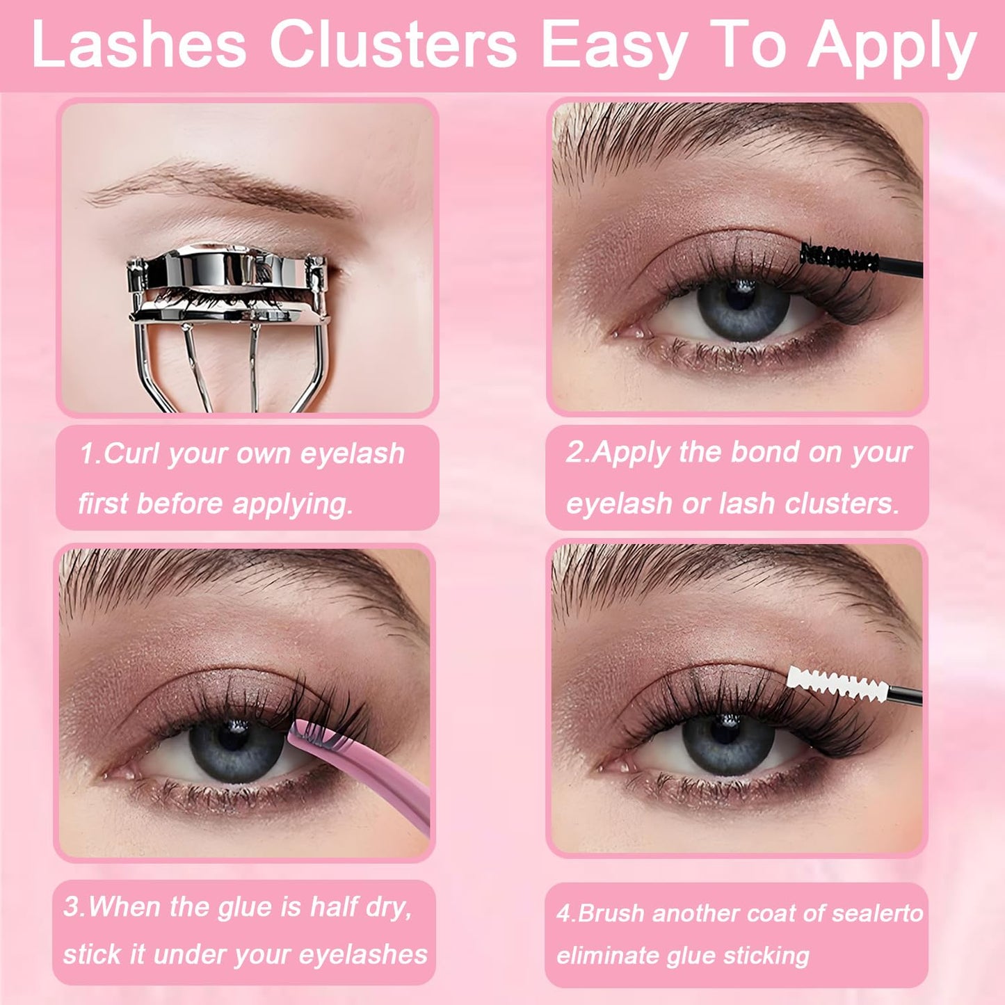 Huda Beauty Natural Lash Clusters Wispy Eyelash Clusters Lightweight False Eyelashes