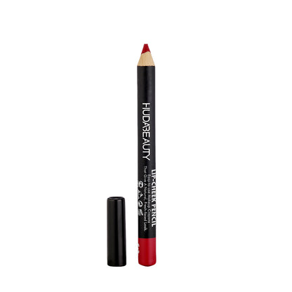 Huda Beauty Lip Pencil - Long Lasting Lip Liner Pencil, Makeup Lip Liner & Lip Pencil Sharpener,  Vegan & Cruelty-Free All-Day Wear Lip Definition