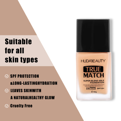 HUDA BEAUTY True Match Foundation Liquid