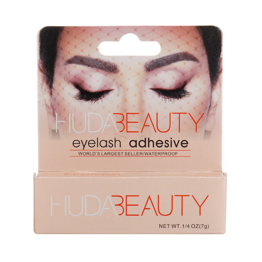 HUDA BEAUTY Sticky Tack Lash Glue – Super Hold Vegan Lash Adhesive – Premium, Latex-Free Individual Bond for Strip Eyelash Extensions, False Lashes
