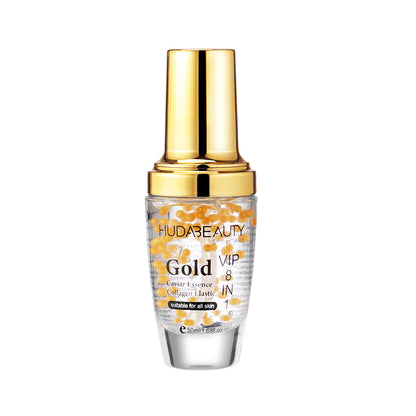 Huda Beauty Gold Caviar Essence Collagen Elastic 8 in 1 Skin Care Glow Collagen Booster Serum