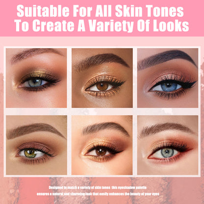 Huda Beauty Eyeshadow Makeup Palette - 21 Colorful High Pigmented Waterproof Professional Beauty Makeup Kit Vegan Cruelty -free