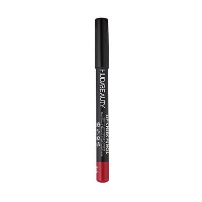 Huda Beauty Lip Pencil - Long Lasting Lip Liner Pencil, Makeup Lip Liner & Lip Pencil Sharpener,  Vegan & Cruelty-Free All-Day Wear Lip Definition