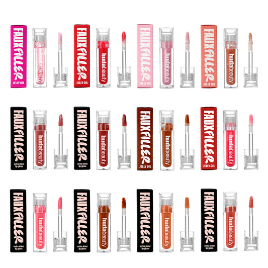 HUDA BEAUTY FAUX FILLER EXTRA SHINE LIP GLOSS