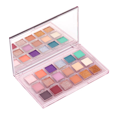 Huda Beauty Eyeshadow Palette 18 Colors Make Up Matte Shimmer Glitter Eye Shadow Pallet Highlighter Gifts for Friends