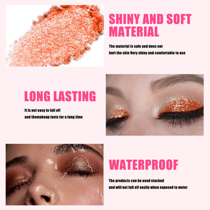 HUDA BEAUTY  Eyeshadow & Highlighter Palette 8 Colors 100% AUTHENTIC