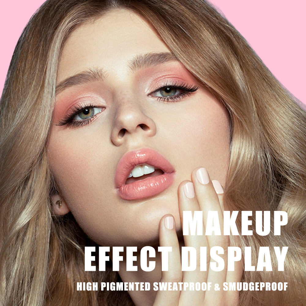 Huda Beauty Eyeshadow Palette Long-lasting Wear, Travel Makeup with Mirror Cruelty Free