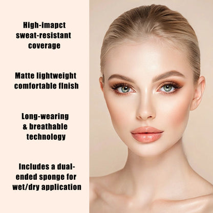 Huda Beauty Super BB Cream All-in-1  Long Lasting Pressed Powder | Dermatologist Tested, Clinicially Tested