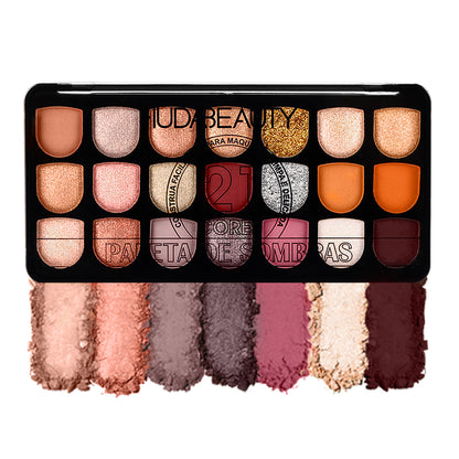 Huda Beauty Neutral Powde Eye Shadow for Women Eyeshadow Palette Pigmented Waterproof Girls Eyeshadows Gift