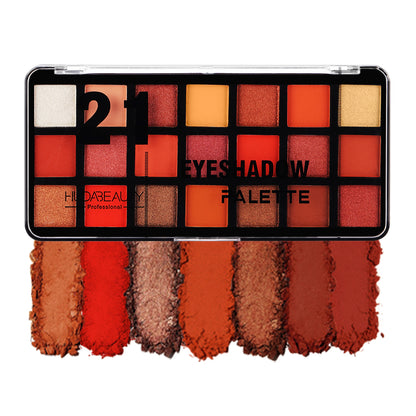 Huda Beauty Eyeshadow Makeup Palette - 21 Colorful High Pigmented Waterproof Professional Beauty Makeup Kit Vegan Cruelty -free