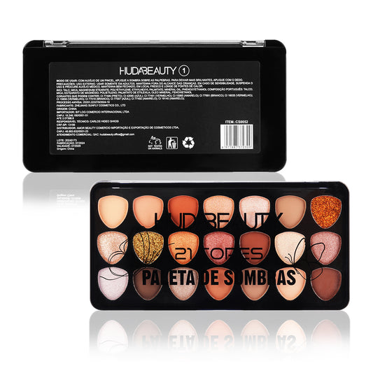 Huda Beauty Professional 21 Colors Nude Eyeshadow Palette Long Lasting  MAKEUP Ultimate Shadow Palette