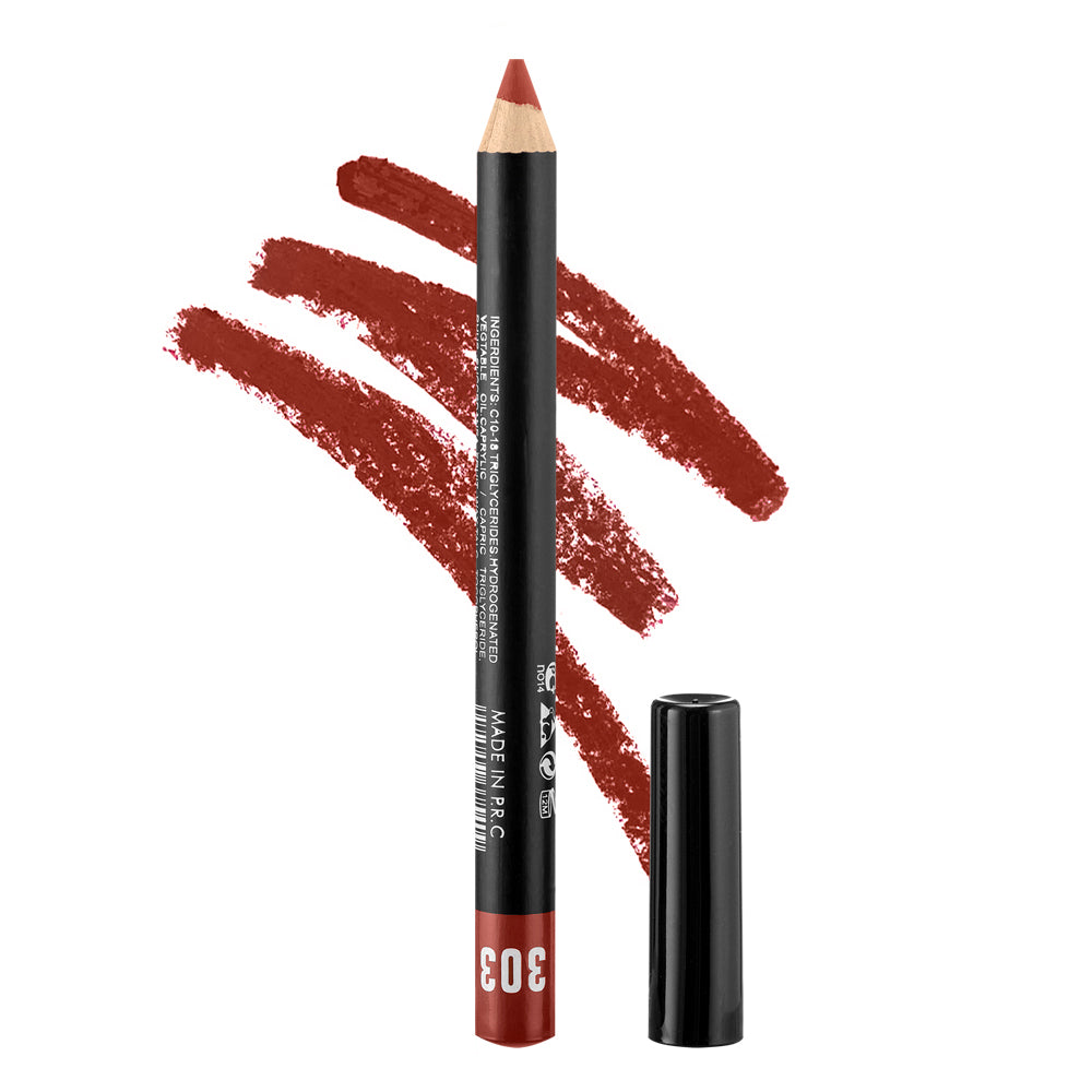 Huda Beauty Lip Pencil - Long Lasting Lip Liner Pencil, Makeup Lip Liner & Lip Pencil Sharpener,  Vegan & Cruelty-Free All-Day Wear Lip Definition