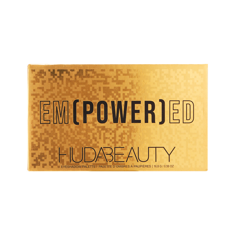 Huda Beauty Eyeshadow Palette Makeup Set, Matte Shimmer Glitter Pressed Pearl All Highly Pigmented Blending Powder
