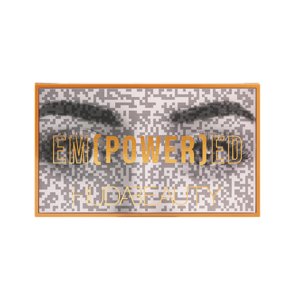 Huda Beauty Eyeshadow Palette Makeup Set, Matte Shimmer Glitter Pressed Pearl All Highly Pigmented Blending Powder
