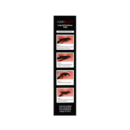 Huda Beauty  Exaggerate Waterproof Eye Definer Eyeliner, Highly Pigmented, 16-Hour Long Wear, Smudge Proof Satin Finish Formula, Cruelty-Free & Vegan