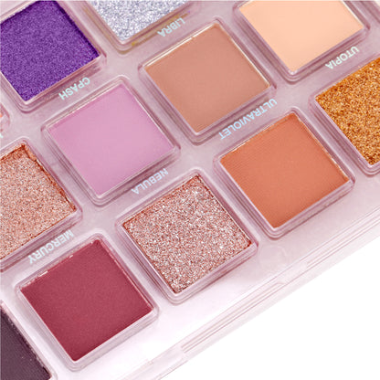 Huda Beauty Eyeshadow Palette 18 Colors Make Up Matte Shimmer Glitter Eye Shadow Pallet Highlighter Gifts for Friends