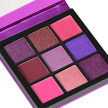 Huda Beauty Eyeshadow Palette, ColorStay Day to Night Up to 24 Hour Eye Makeup, 9 Pigmented Matte & Shimmer Shades