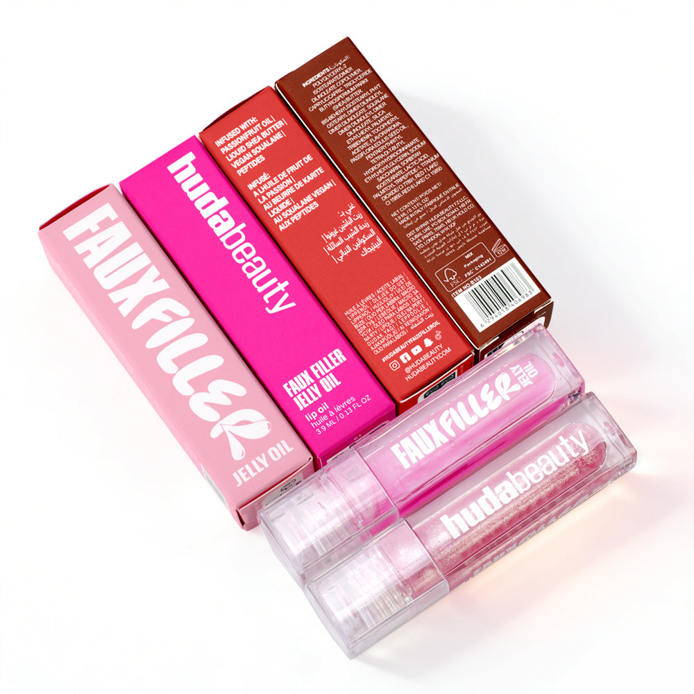HUDA BEAUTY FAUX FILLER EXTRA SHINE LIP GLOSS