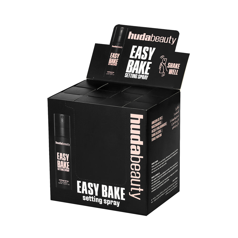 HUDA BEAUTY EASY BAKE SETTING SPRAY with 16-Hour Wear - Size: 3.38 oz / 100 ml