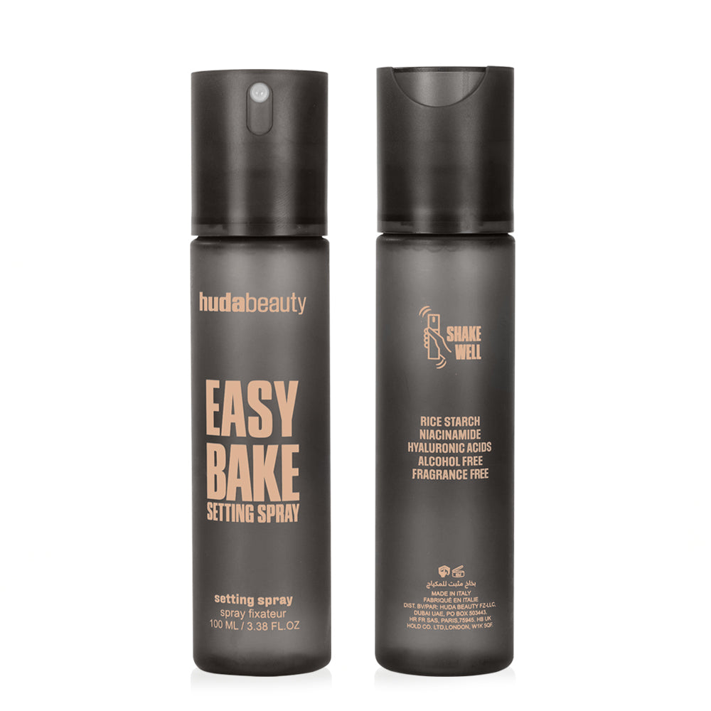 HUDA BEAUTY EASY BAKE SETTING SPRAY with 16-Hour Wear - Size: 3.38 oz / 100 ml