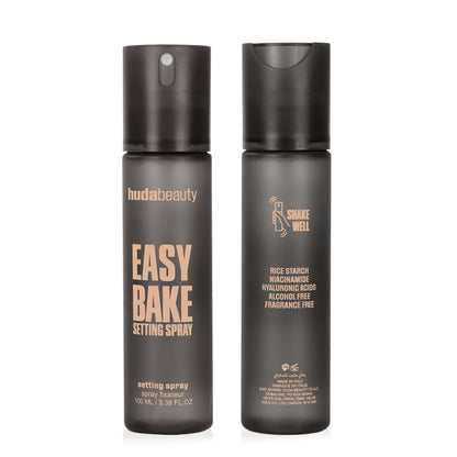 HUDA BEAUTY EASY BAKE SETTING SPRAY with 16-Hour Wear - Size: 3.38 oz / 100 ml