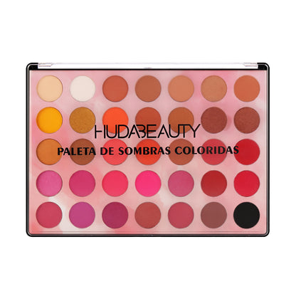 Huda Beauty Highly Pigmented Eye Makeup Palette Long Lasting Blendable Natural Colors Make Up Eye Shadows Cosmetics Gift Kit