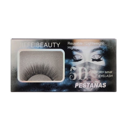 Jiefei Beauty So Natural False Eyelashes  , Cruelty Free, Vegan, Contact Lens Friendly, Easy to Apply,  Reusable Strip Lashes