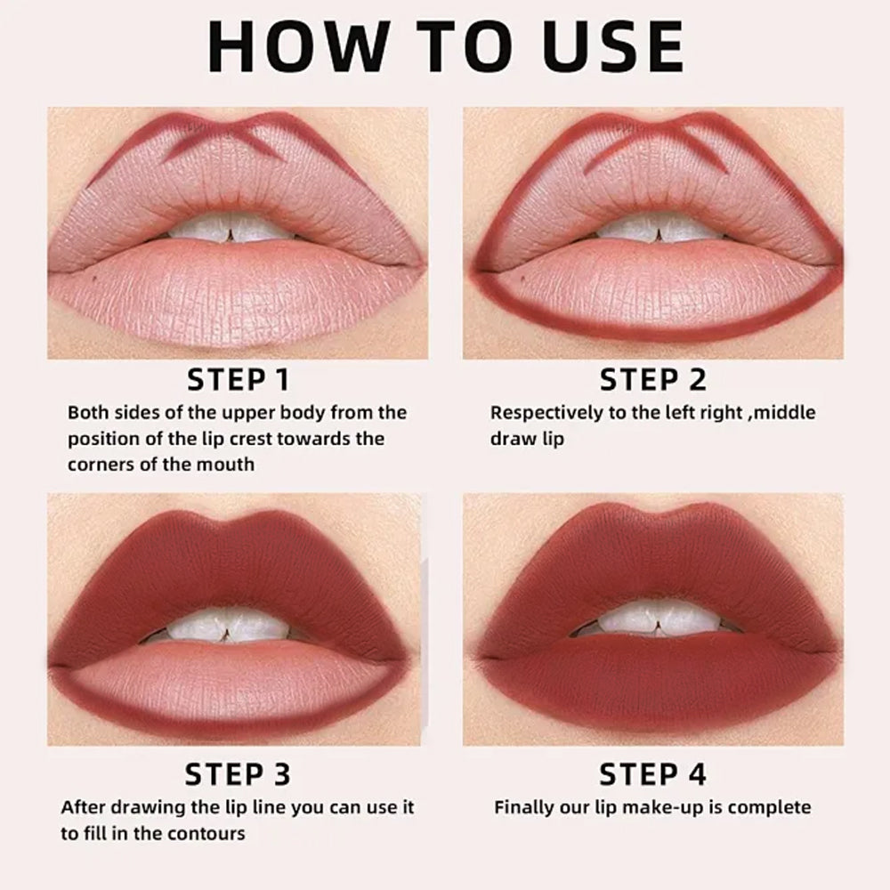 Huda Beauty Lip Pencil - Long Lasting Lip Liner Pencil, Makeup Lip Liner & Lip Pencil Sharpener,  Vegan & Cruelty-Free All-Day Wear Lip Definition