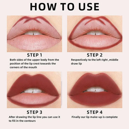 Huda Beauty Lip Pencil - Long Lasting Lip Liner Pencil, Makeup Lip Liner & Lip Pencil Sharpener,  Vegan & Cruelty-Free All-Day Wear Lip Definition