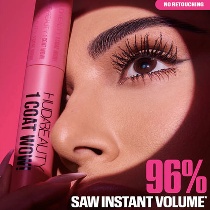 HUDA BEAUTY 1 COAT WOW! EXTRA VOLUMIZING AND LIFTING MASCARA