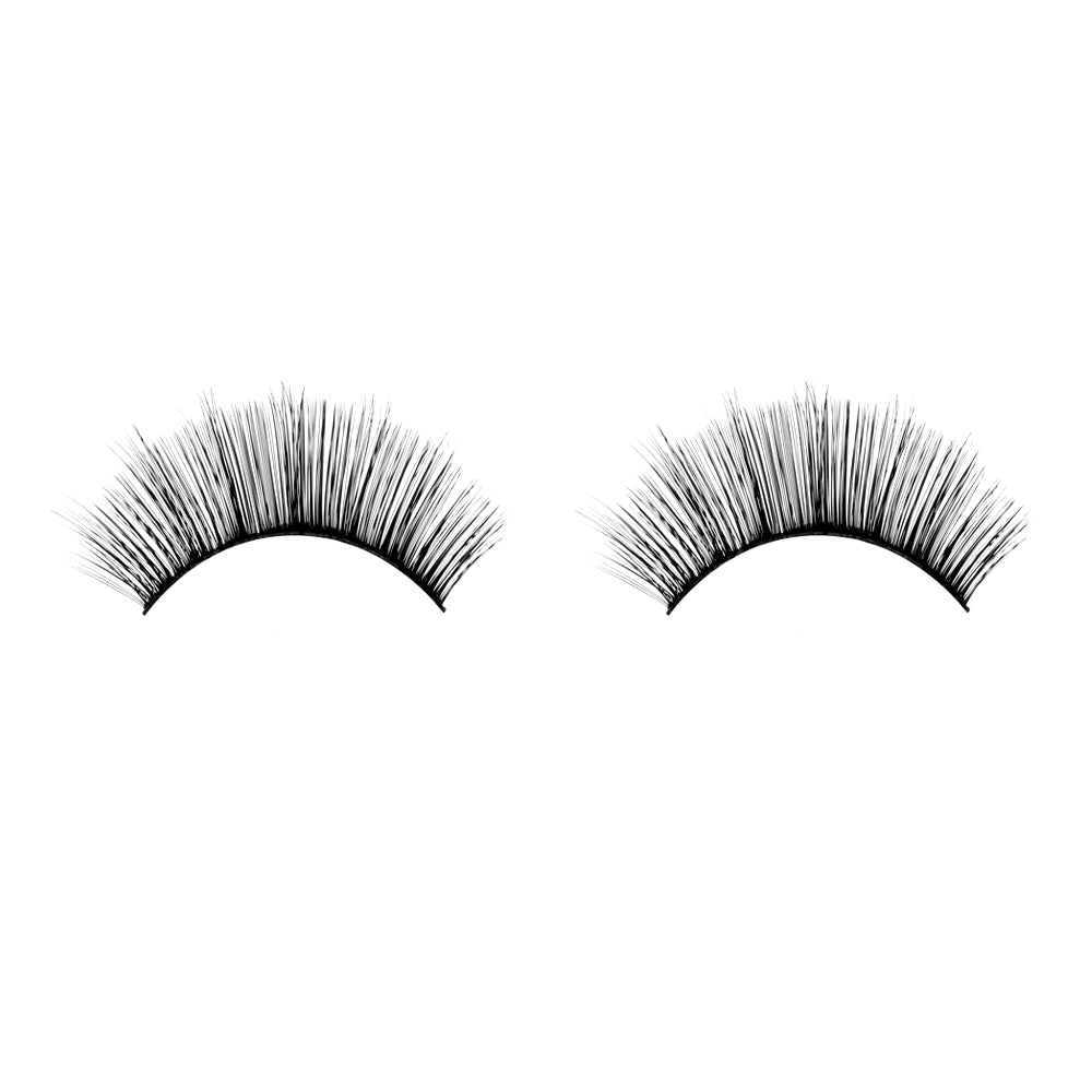 Jiefei Beauty So Natural False Eyelashes  , Cruelty Free, Vegan, Contact Lens Friendly, Easy to Apply,  Reusable Strip Lashes