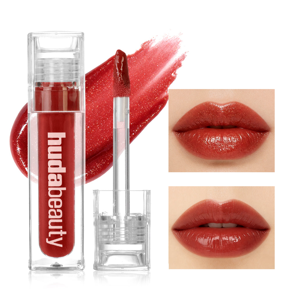 HUDA BEAUTY FAUX FILLER EXTRA SHINE LIP GLOSS