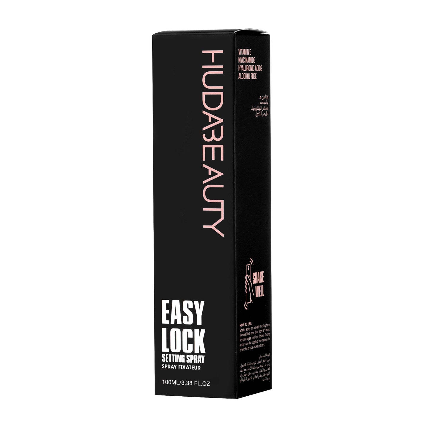 HUDA BEAUTY Easy Lock Blurring Setting Spray with 16-Hour Wear - Size: 3.38 oz / 100 ml
