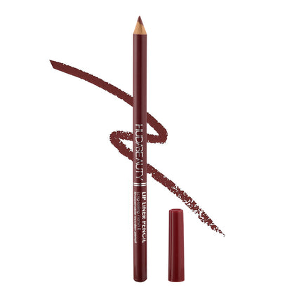 Huda Beauty Lip Liner Pencil, Highly-Pigmented Pencil For Shaping & Sculpting Lips, Semi-Matte Finish, Vegan & Cruelty-Free