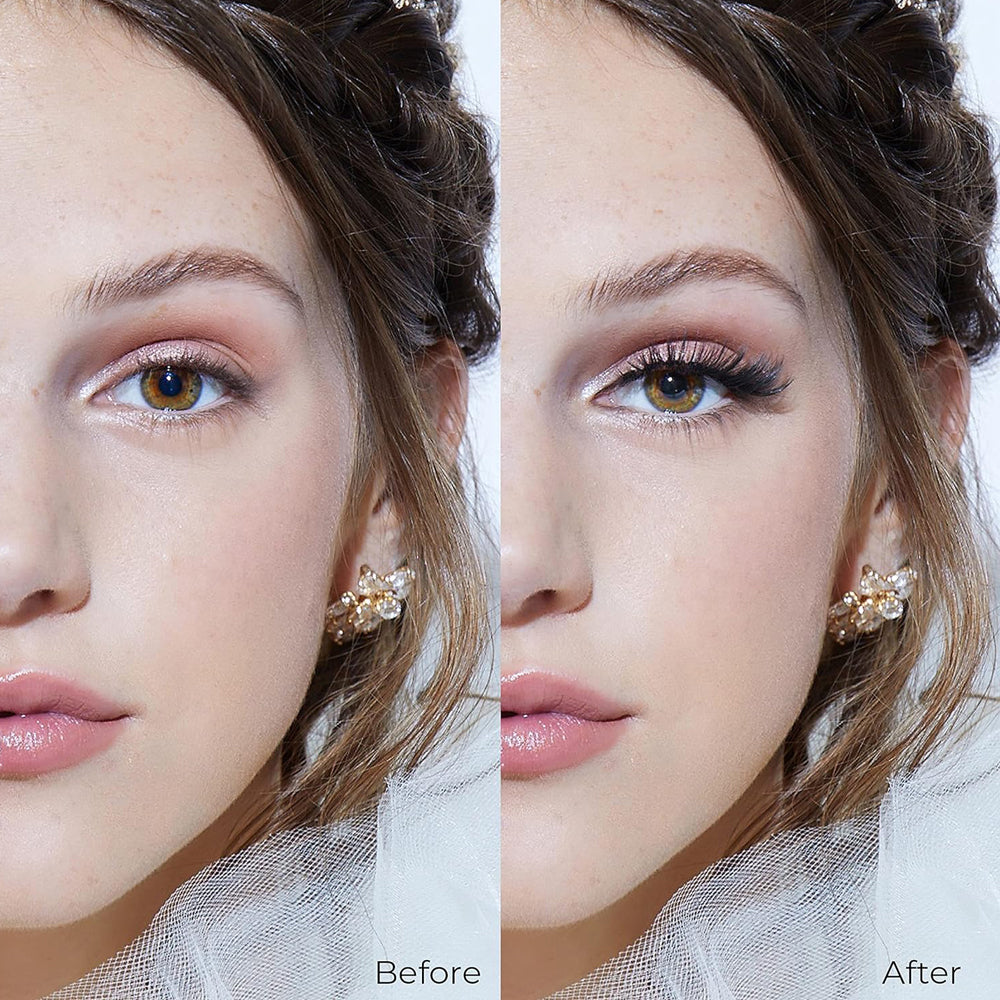 Jiefei Beauty So Natural False Eyelashes  , Cruelty Free, Vegan, Contact Lens Friendly, Easy to Apply,  Reusable Strip Lashes