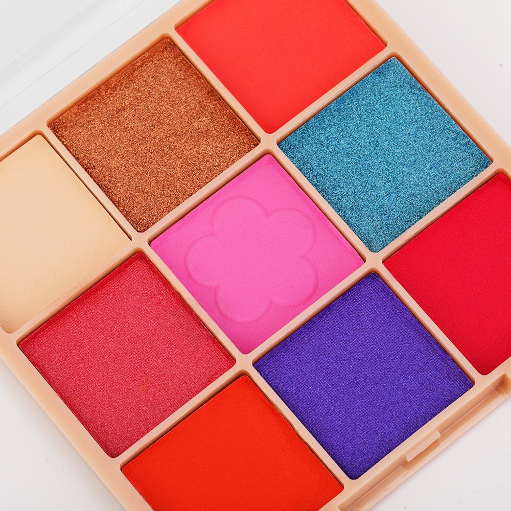 Huda Beauty Eyeshadow Palette  ColorStay Day to Night Up to 24 Hour Eye Makeup  9 Pigmented Matte & Shimmer Shades